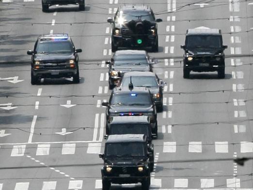 Joe Biden Motorcade Photo