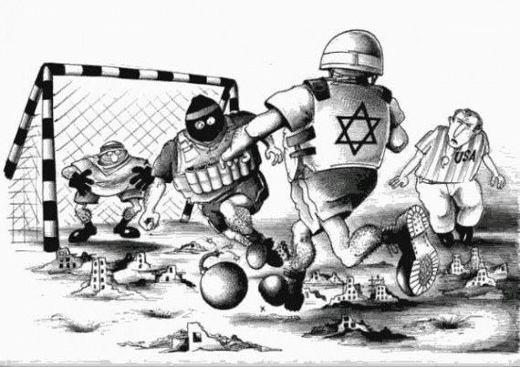 israel-palestine-soccer-cartoon